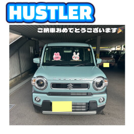 ＼遊べる軽／ハスラー！！のご納車です♬。.・*・.。♪